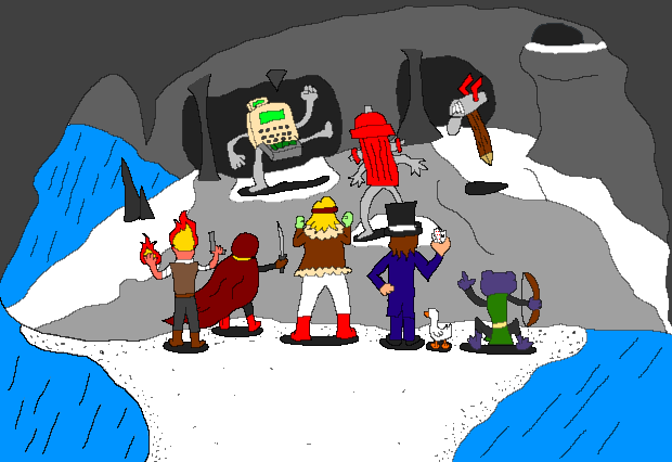 Battle in the Ice Cave